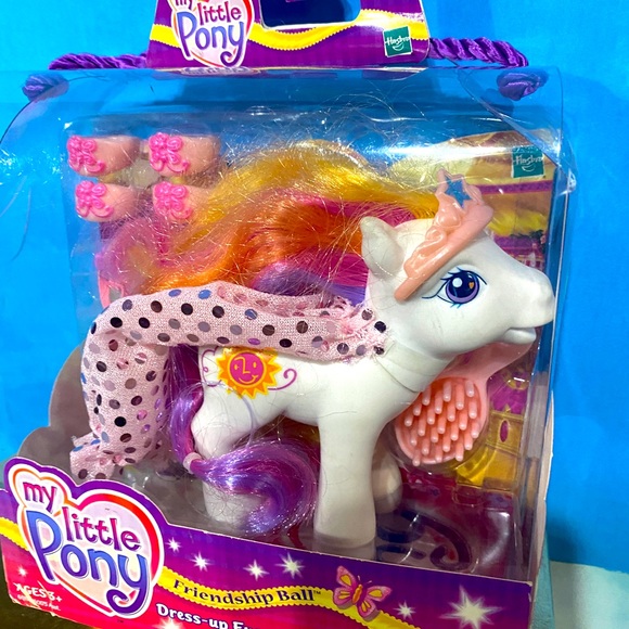 MY LITTLE PONY G3 NWT VTG 2003 FRIENDSHIP BALL DRESS-UP EVENINGWEAR SUNNY DAZE - Picture 2 of 16